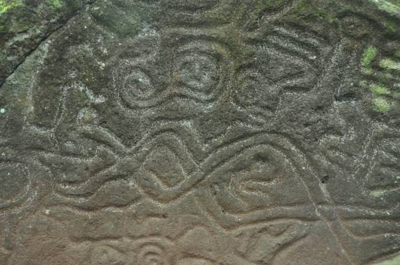 Petroglifos na Finca Magdalena, na Isla Ometepe, no Lago de Nicarágua